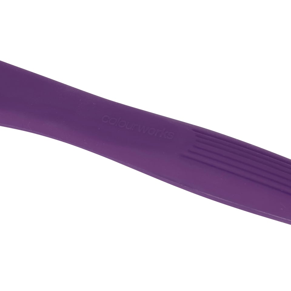 image 1 of Colourworks Silicone Kitchen Spatula Purple 28cm