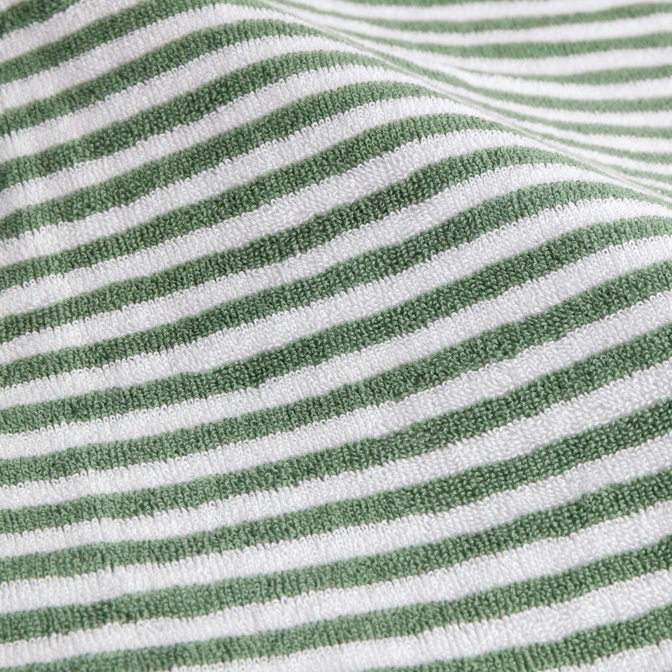 image 1 of Yard Hebden Striped Cotton Forest Hand Towel Multi