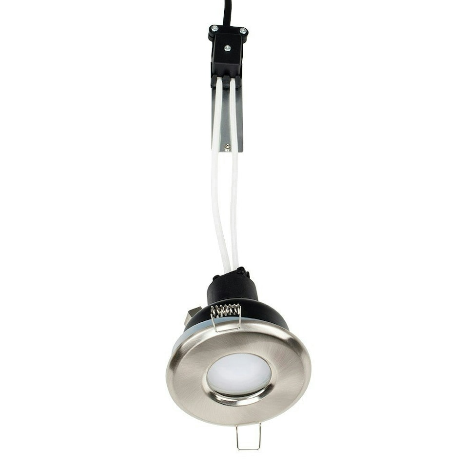 image 1 of ValueLights Downlight IP65 6 Pack Silver Bathroom Recessed Ceiling Downlight