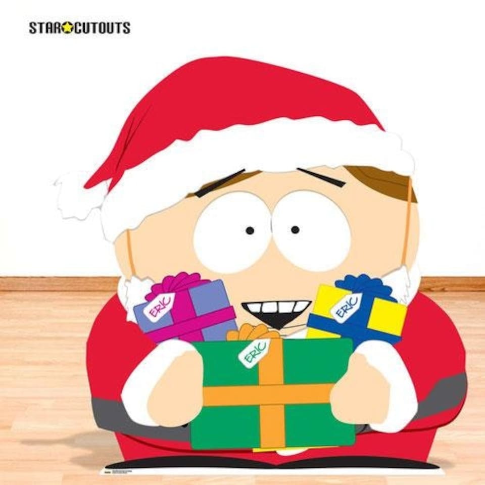 image 1 of Eric Cartman as Santa South Park Star Mini Cardboard Cutout 95cm