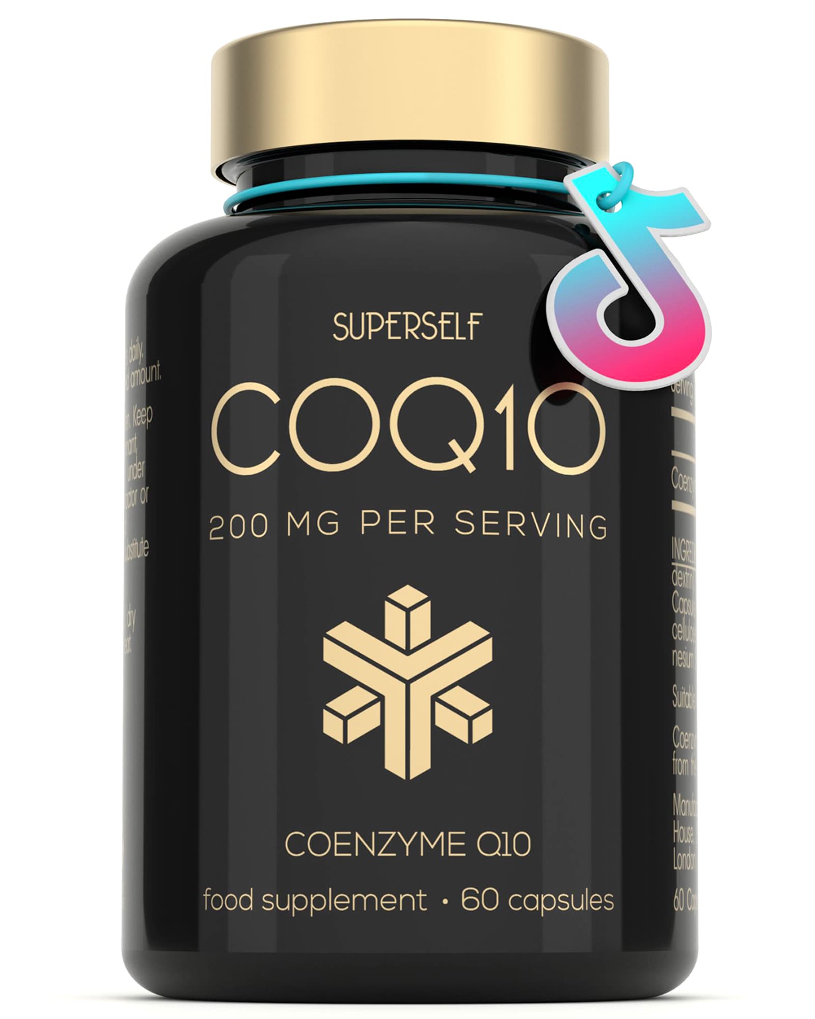 SuperSelf CoQ10 Coenzyme Q10 200mg 60 Capsules