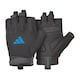 image 9 of Adidas Essential Training Gloves, Aeroready ventilated palm, padded suedette palm and secure hook-and-loop wrist. | Blue | Blue | M