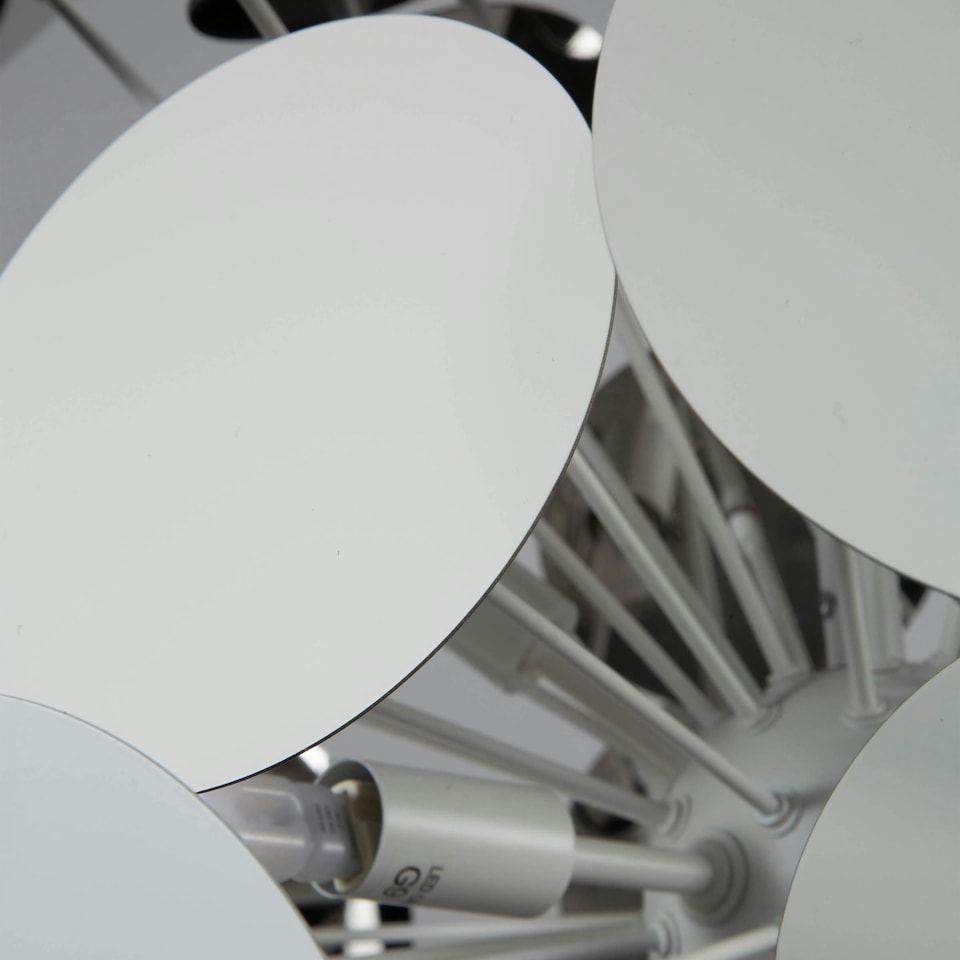 image 1 of BHS Sputnik Discs Ceiling Pendant Light, Matte White