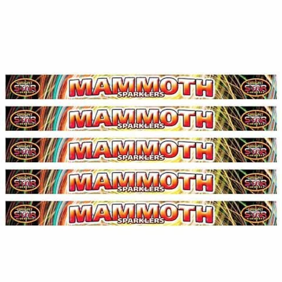 Mammoth Sparklers 46cm - 5 Packs of 4