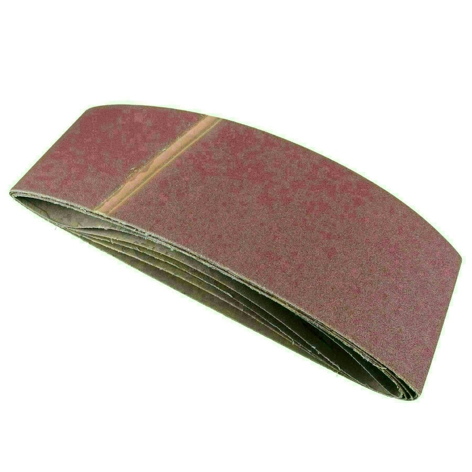 image 1 of 533mm x 75mm 120 Grit Extra Fine Sander Sanding Belts Abrasive Discs 50pk