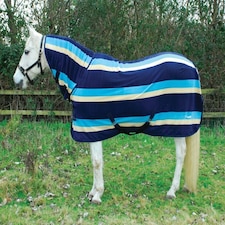 Rhinegold Full Neck Fleece Rug Grey | Colour: Grey Stripe
Size: 5ft 9