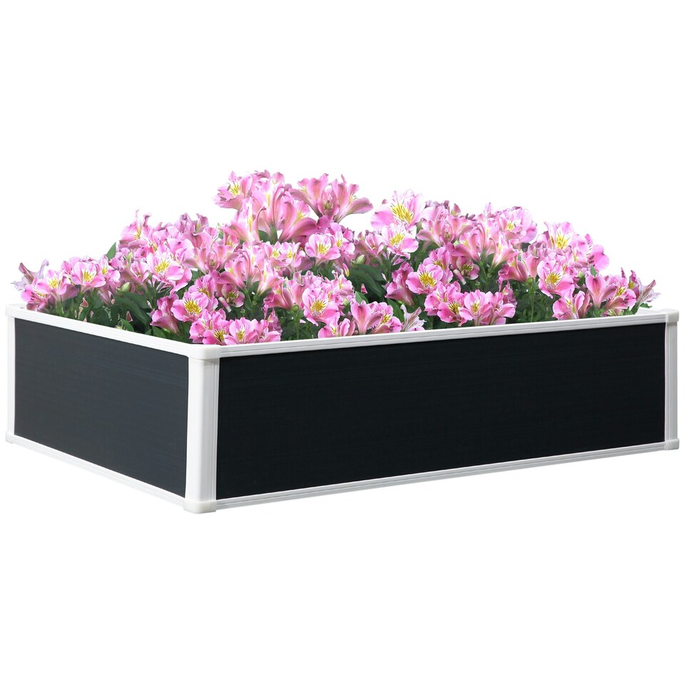 image 1 of Outsunny Garden Raised Bed Planter Grow Containers Flower Pot 120x90cm