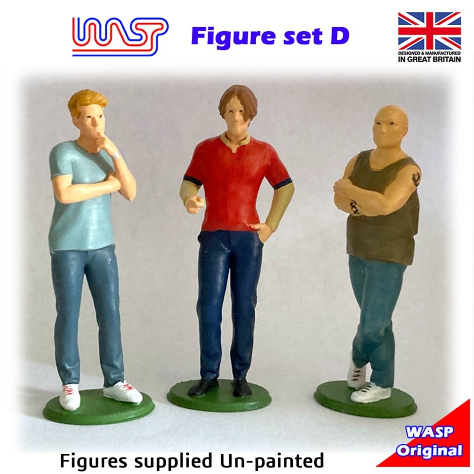 Trackside Figure Scenery Display Set D New 1:32 Scale WASP
