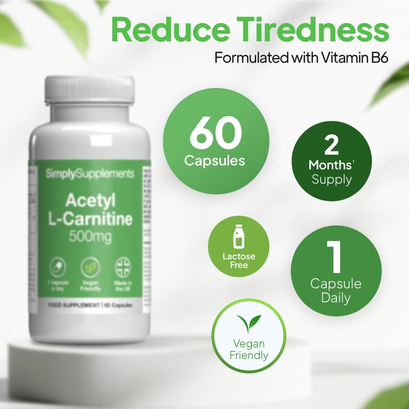 acetyl l carnitine amazon uk Acetyl-L-Carnitine 500mg 90 Capsules - High-Strength ALCAR with no D- Acetyl L-Carnitine 150g - Premium