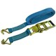 image 2 of 4x Ratchet Strap Trailer Tie Down with Bridging Hooks 5m Hooks Recovery 2.5 Ton