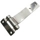 image 3 of 2pk 145mm Strap Hinge Stainless Steel Locker Door Hatch 316 Marine Grade Silver
