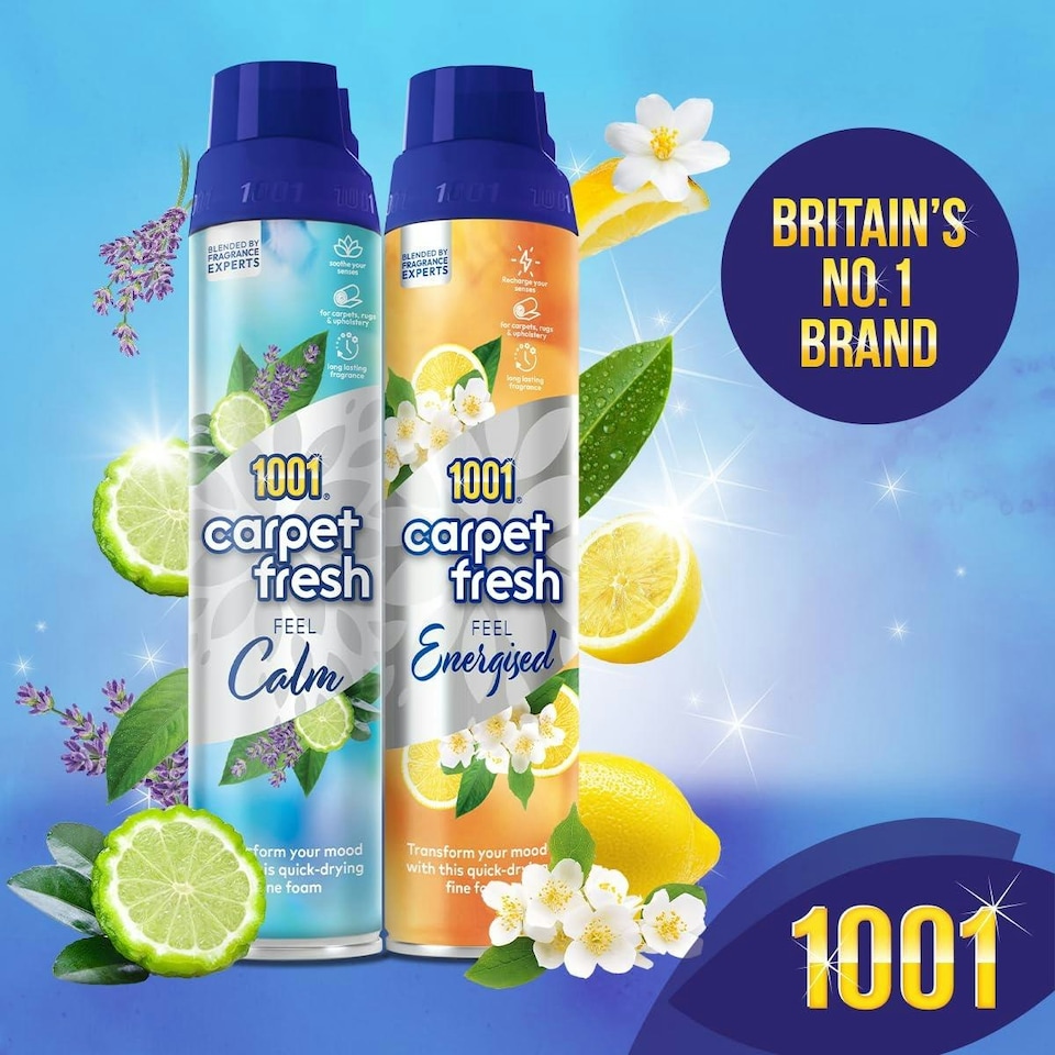 image 1 of 1001 Carpet Fresh Foam Spray Long Freshness Spring Peony & Raspberry 300ml