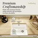 image 6 of Fireclay 595mm Single Bowl Belfast Butler Kitchen Sink with French Classic Tap and Waste by Balterley