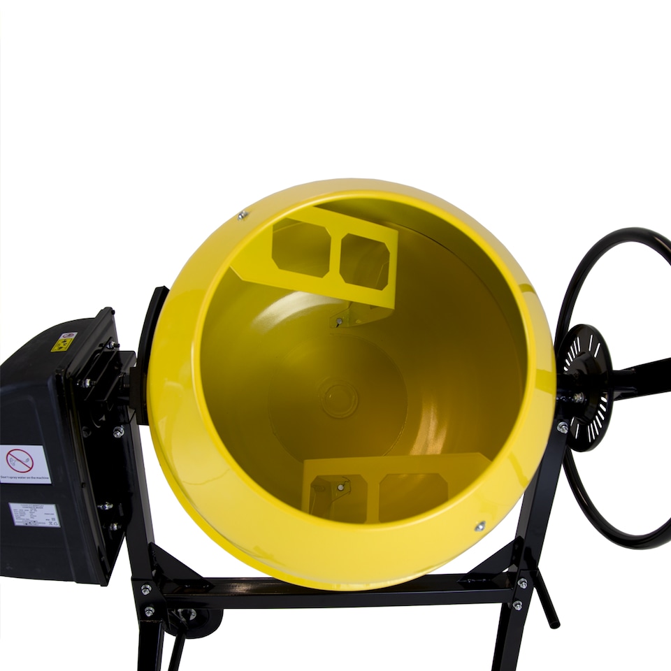 image 1 of Charles Bentley 125L 230V 550W Portable Cement Concrete Mixer with Wheels