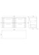 image 2 of Balterley Partial Fluted 4 Drawer Wall Hung Vanity Unit with Bellato Laminate Worktop | Grey | Satin Grey | 3