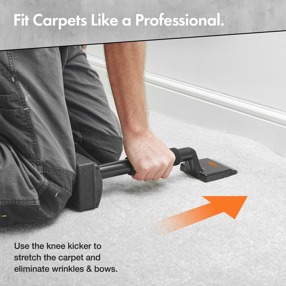 image 1 of VonHaus Carpet Stretcher Universal Fit with Comfortably Padded Kicker and Gripper