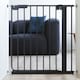 image 7 of Safetots Super Narrow Baby Gate, 60.5cm - 66.5cm, Black, Child Safety Barrier, Pressure Fit Stair Gate | Black | 1