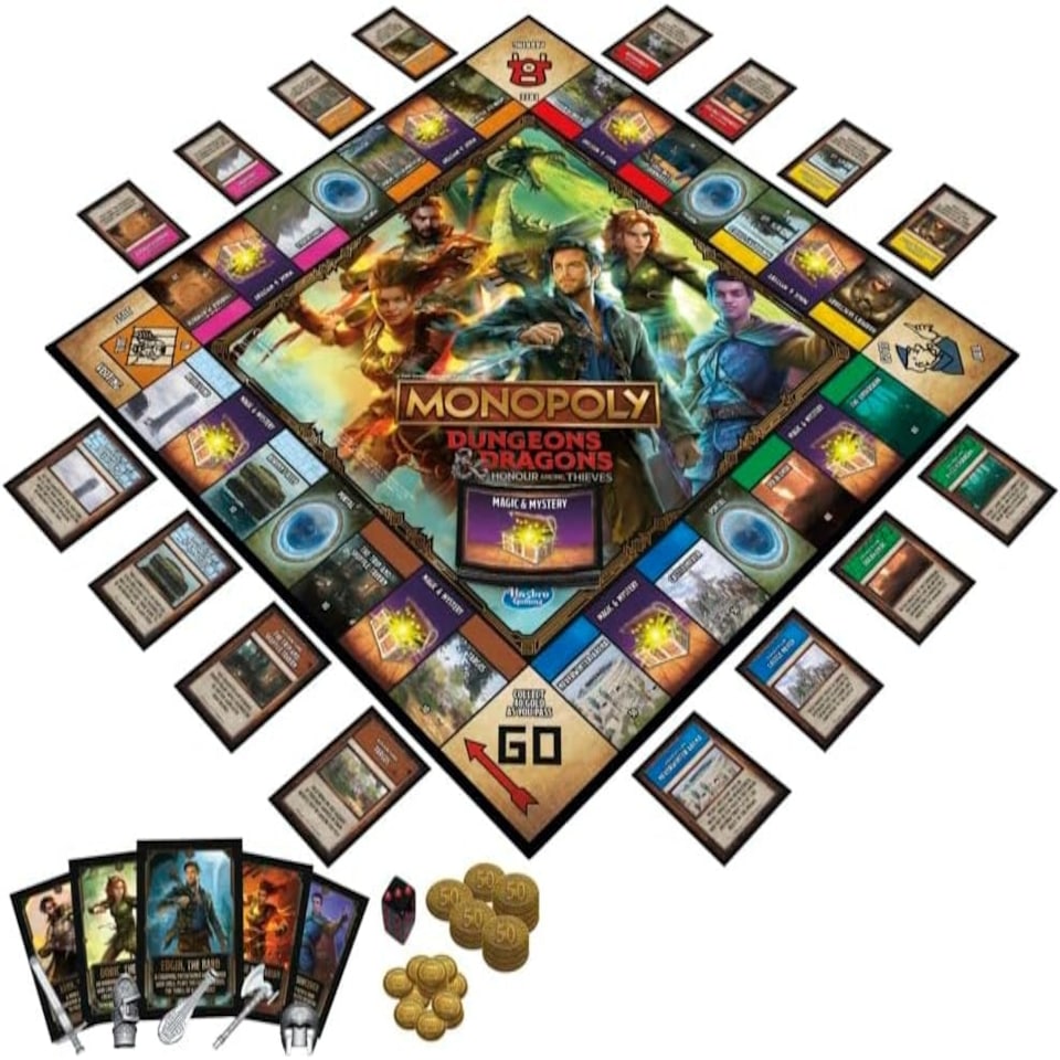 image 1 of Monopoly Dungeons and Dragons movie