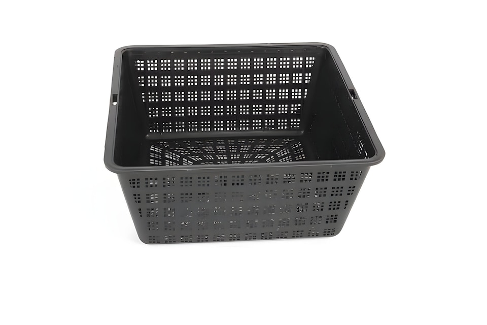 image 1 of Aquatic Pond Planting Basket - Square - 19cm / 2 Ltr - Mesh Plant Pot for Water Garden Ponds, Protects Roots from Fish