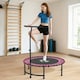 image 10 of HOMCOM Trampoline Outdoor Bouncer Jumper Adjustable Handle, Pink