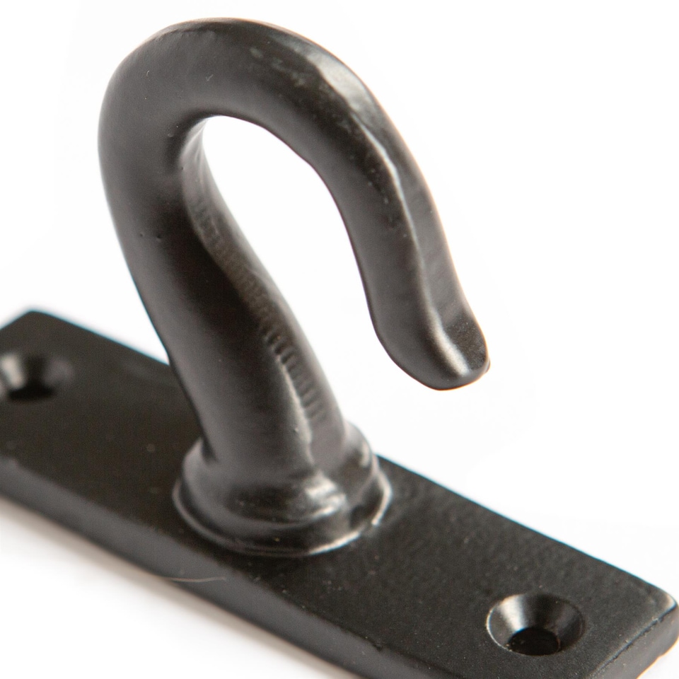 image 1 of Hammer & Tongs Hanging Hook - W20mm x H70mm - Black