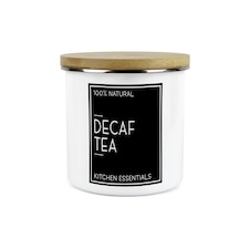 Inverted Minimalist Large Decaf Tea Canister