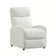 image 1 of MCC Direct Push Back Chair Teddy Fur Fabric Reclining Pushback Armchair Sofa
