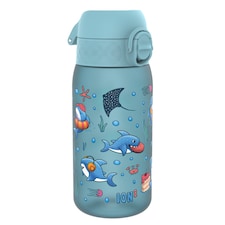 Leak Proof Kids Water Bottle, BPA Free, 350ml (12oz) | Blue | Blue Sharks | One Size