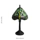 image 6 of Set of 2 Laurel - Green Tiffany Dragonfly 36cm Table Lamps