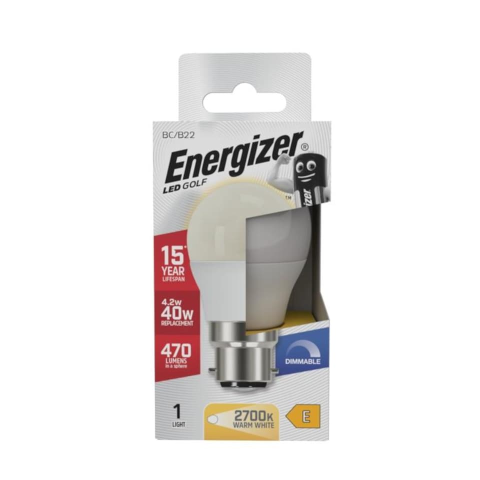 image 1 of Energizer B22 LED Golf Bulb | White | Opal | One Size | 1