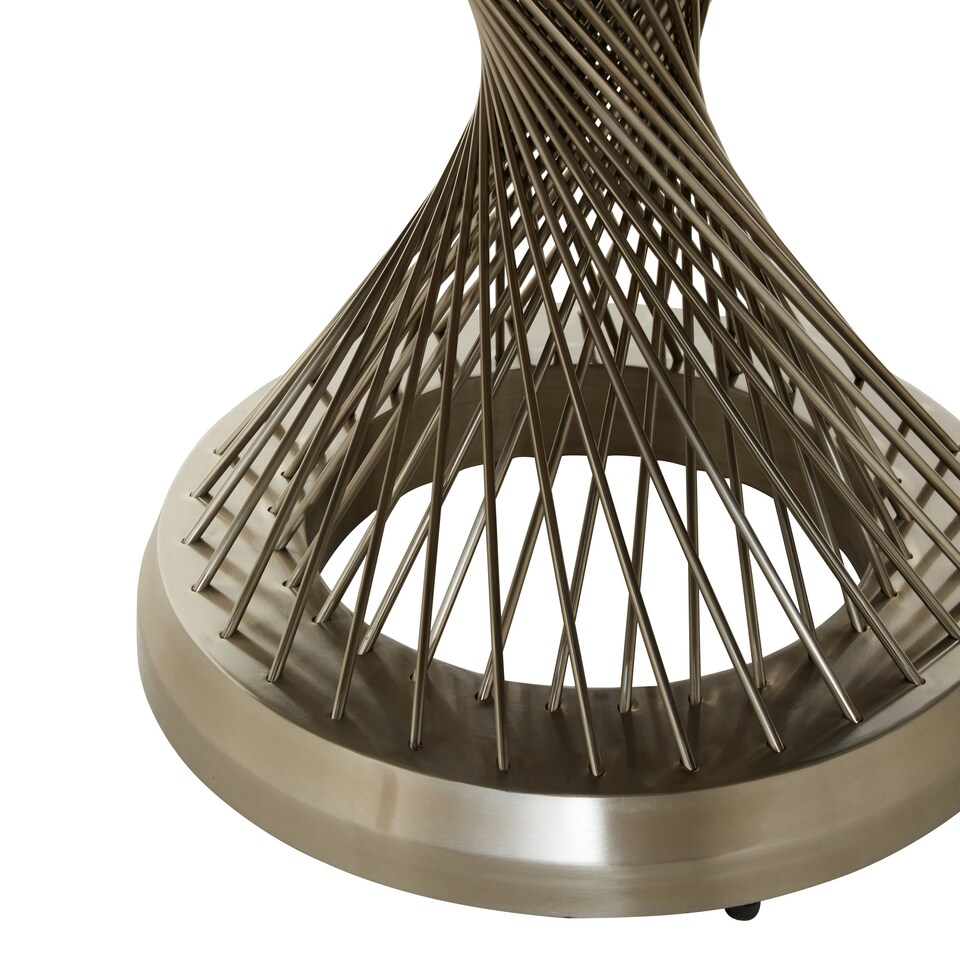 image 1 of Interiors by Premier Coffee Table with Silver Base Black