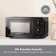 image 8 of Hamilton Beach 20L Standard Black Microwave