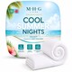 image 1 of Premium 1 Tog Summer Duvet Quilt - Lightweight Striped Microfibre, Breathable & Hypoallergenic