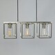 image 4 of BHS Hardy 3 Light Diner Pendant, Nickel