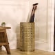 image 2 of Gold Lattice Umbrella Stand Gold