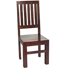 Maxen Mango Dining Chair High Slat Back (pair)