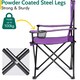 image 3 of Folding Camping Chair - Purple