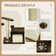 image 10 of PawHut Cat Tree Tower, Rotatable Top Bar, Sisal Post, Tunnel, Balls, Brown