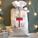 image 2 of Personalised Initial Reindeer Christmas Sack