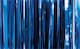 image 8 of Metallic Tinsel Curtain, 2.5M x 1M Blue