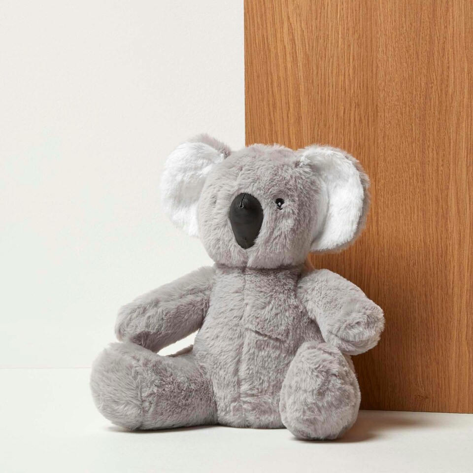 image 1 of Homescapes Grey Koala Bear Doorstop