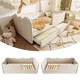 image 3 of 3ft Single Daybed Frame with Slatted Base, Multi-Functional Bed for Adults & Children