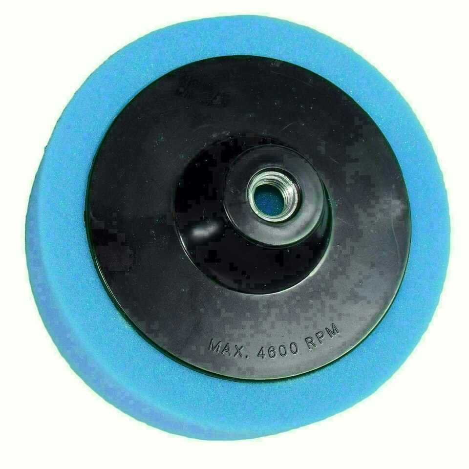 image 1 of Blue Sponge M14 Medium 150mm Polishing Mop Sponge Buffing Wheel Polisher