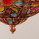 image 3 of ValueLights Samia Moroccan Bazaar Bronze Lamp Shade Multi Coloured Jewels & Bulb Bronze