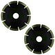 image 1 of 115mm x 8mm Diamond Mortar Raking Disc Pointing Disc Blade Masonry 2pk