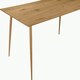 image 4 of Monza Table 120 centimeter in Oak/Oak Brown | Oak