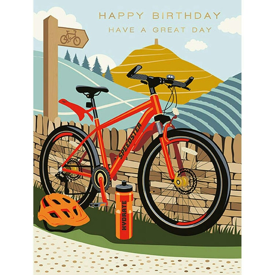 Words 'n' Wishes Traditional Open Birthday Card for a Male, Birthday Card for Male, Multi-Coloured 197 x 152 mm