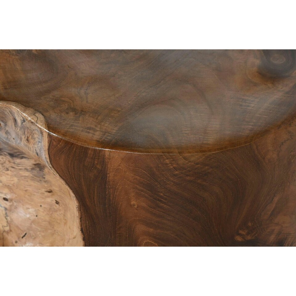 image 1 of Side table Home ESPRIT Natural Teak 30 x 30 x 45 cm N/A