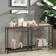 image 3 of Slim Hallway Console Table Brown