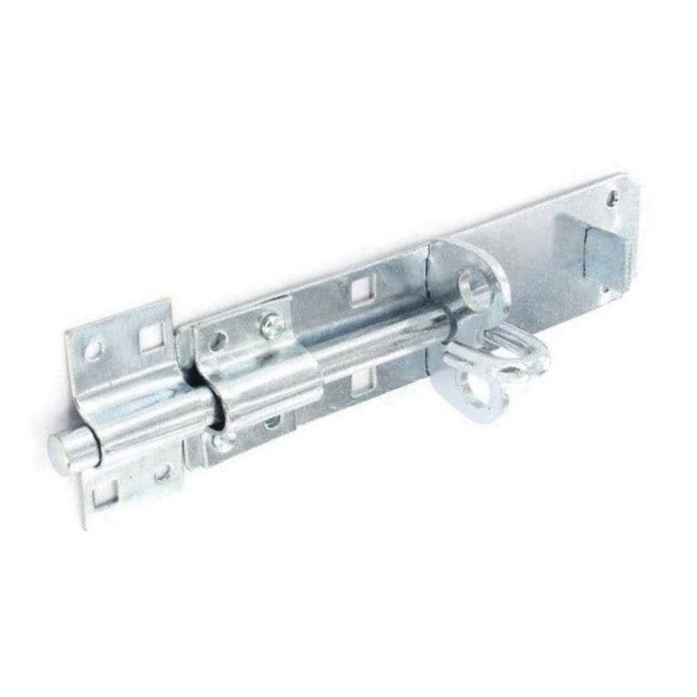 Securit Zinc Plated Padlock Bolt - Silver - 200mm